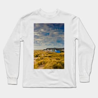 Hengistbury Head Beach Huts Bournemouth Dorset UK Long Sleeve T-Shirt